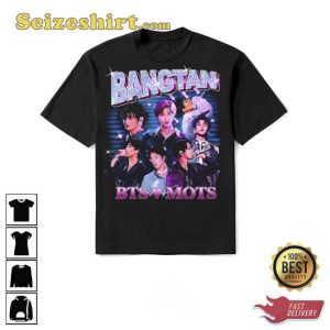 Bangtan BTS MOTS Korean Music Group T-shirt