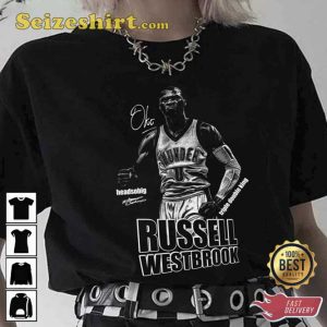 Baskeball Design Russell Westbrook T-Shirt