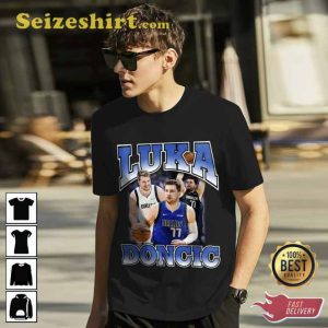 Basketball Luka Duncic 90s Style Tee Shirt