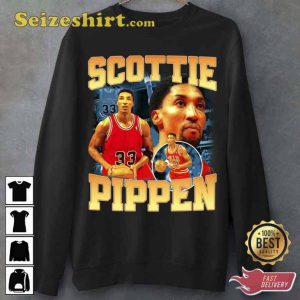 Basketball Vintage Scottie Pippen 90s Hoodie
