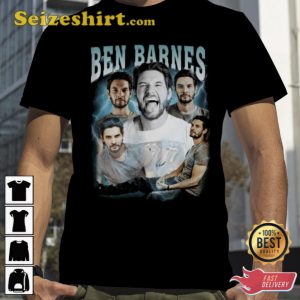 Ben Barnes Vintage Blue Green Shadow And Bone Shirt