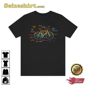 Bicycle Anatomy Unisex Shirt