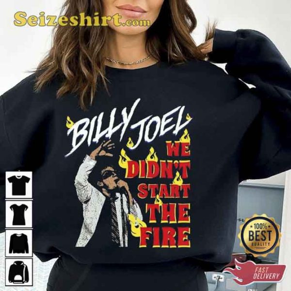 Billy Joel We Didnt Start The Fire Tour 2023 T-Shirt