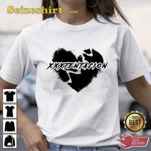 Black Heart Xxxtentacion Rapper T-Shirt