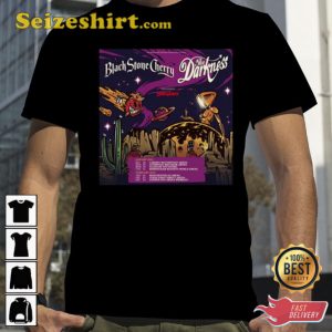Black Stone Cherry England The Darkness Tour 2023 Shirt