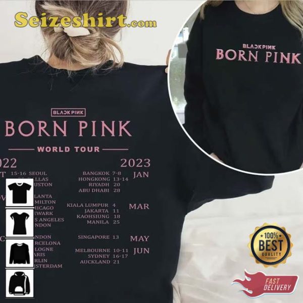 Blackpink Born Pink World Tour Sweatshirt