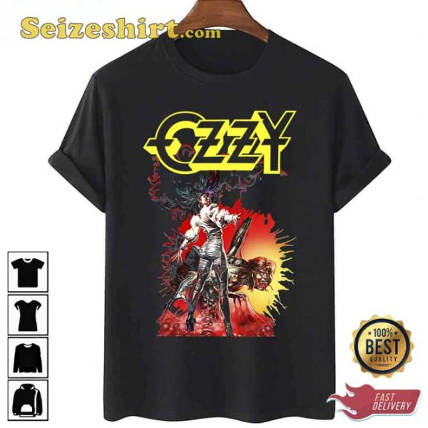 Blizzard Album Ozzy Osbourne Cover Graphic Sweatshirt