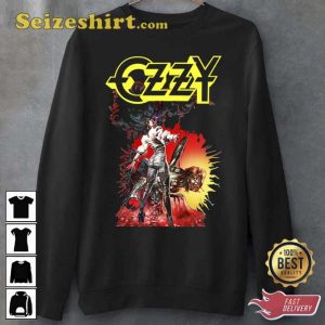 Blizzard Album Ozzy Osbourne Cover Graphic Sweatshirt