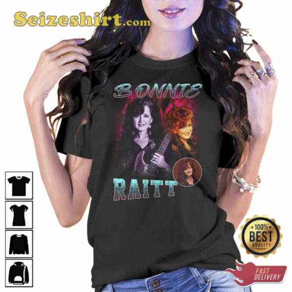 Bonnie Raitt Vintage Unisex Tee Shirt