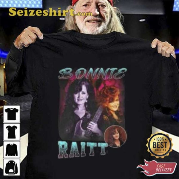 Bonnie Raitt Vintage Unisex Tee Shirt