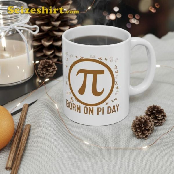 Born On Pi Day Math Equations Sunset Gift Geek Birthday Mug