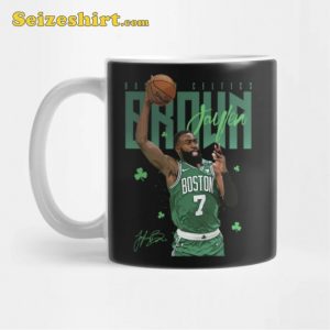 Boston Celtics Jaylen Brown Signature Art Mug