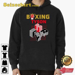 Boxing Tyson Fury Geometric Design Hoodie