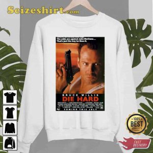 Bruce Willis Die Hard Movie Vintage Unisex Sweatshirt