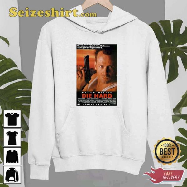 Bruce Willis Die Hard Movie Vintage Unisex Sweatshirt