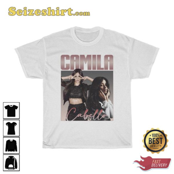 Camila Cabello Hypebeast Vintage 90s Rap T-shirt