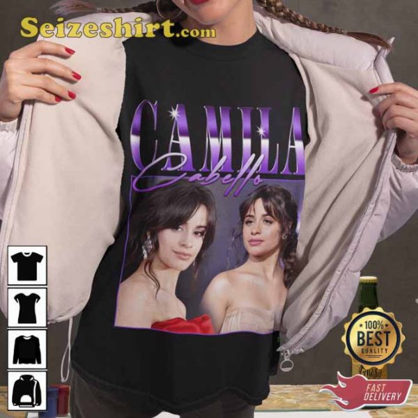 Camila Cabello Vintage Inspired 90s Unisex TShirt