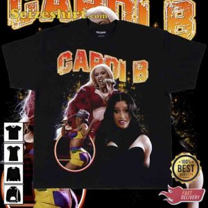 Cardi B Vintage Style 90S Rap Trending Music T-Shirt