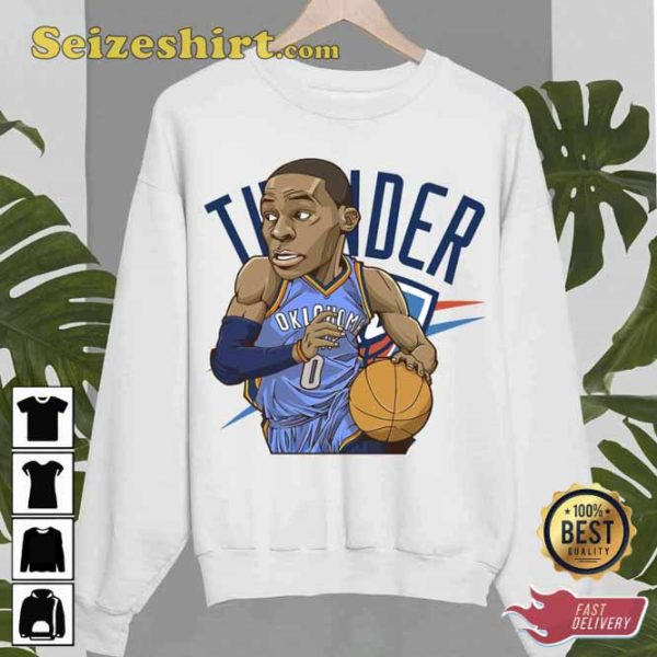 Chibi Russell Westbrook 0 Art Sweatshirt