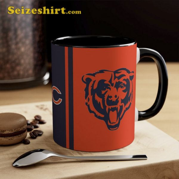 Chicago Bears Logo Football Mug