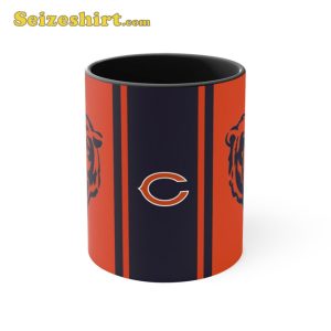 Chicago Bears Logo Football Mug