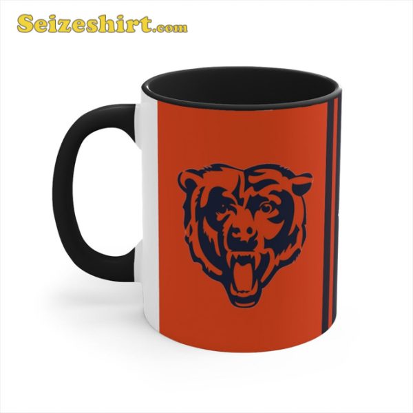 Chicago Bears Logo Football Mug