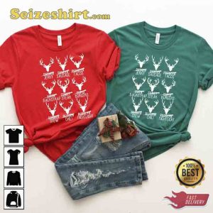 Christmas Reindeer Deer Hunter Shirt