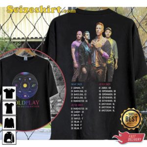 Coldplay Music of the Spheres Tour 2023 Double Sided Gift for Fan