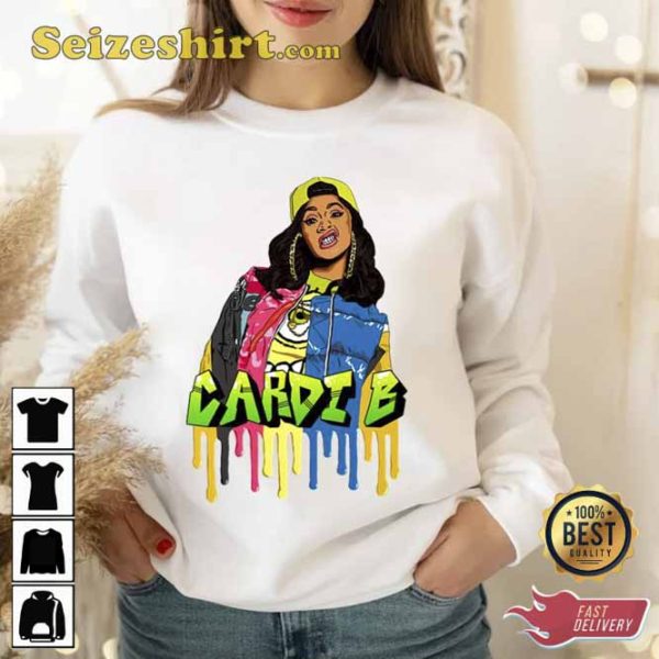 Color Design Cardi B Swag Sweatshirt