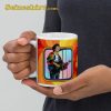 Colorful Digital Graphic Drawing Harry Styles Ceramic Coffee Mug