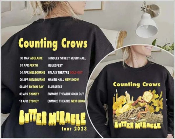 Counting Crows Butter Miracle Show 2023 Shirt