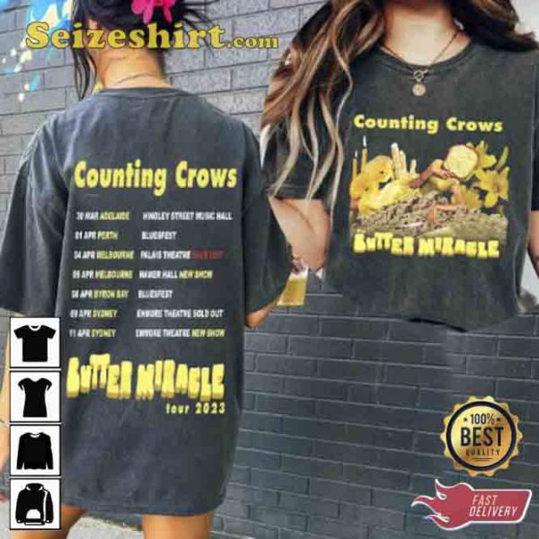 Counting Crows Butter Miracle Show 2023 Shirt