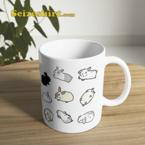 Cute Bunnies Ceramic Coffee Mug