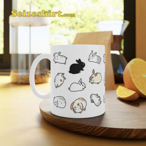 Cute Bunnies Ceramic Coffee Mug