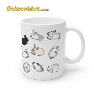 Cute Bunnies Ceramic Coffee Mug