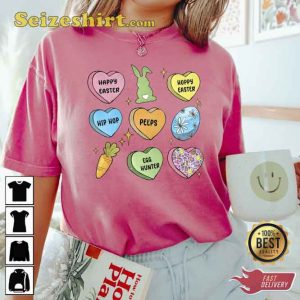 Cute Easter Hearts Unisex Shirt