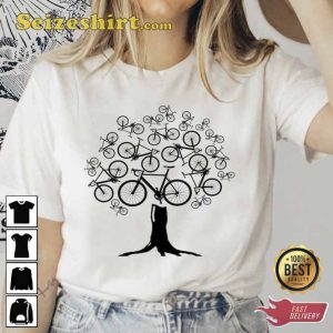 Cycling Bicycle Tree T-Shirt