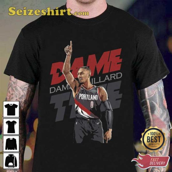 Damian Lillard Time Art Unisex T-Shirt