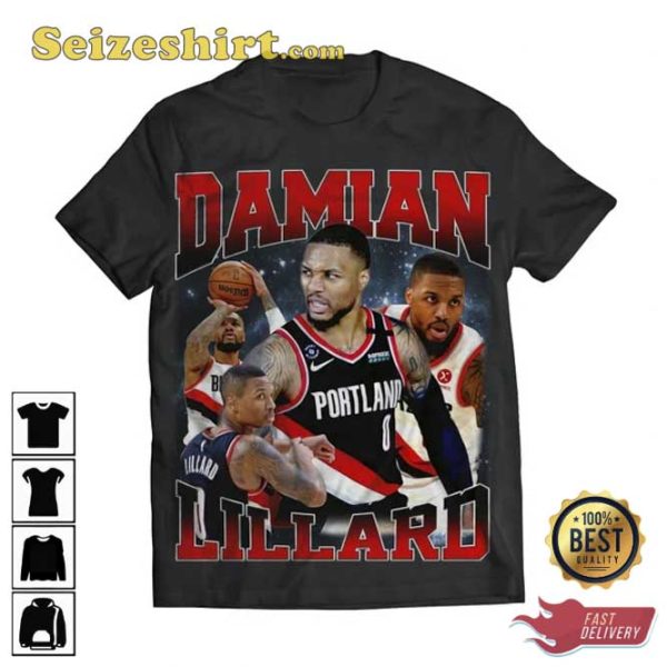 Damian Lillard Shirt Classic Vintage Bootleg T Shirt