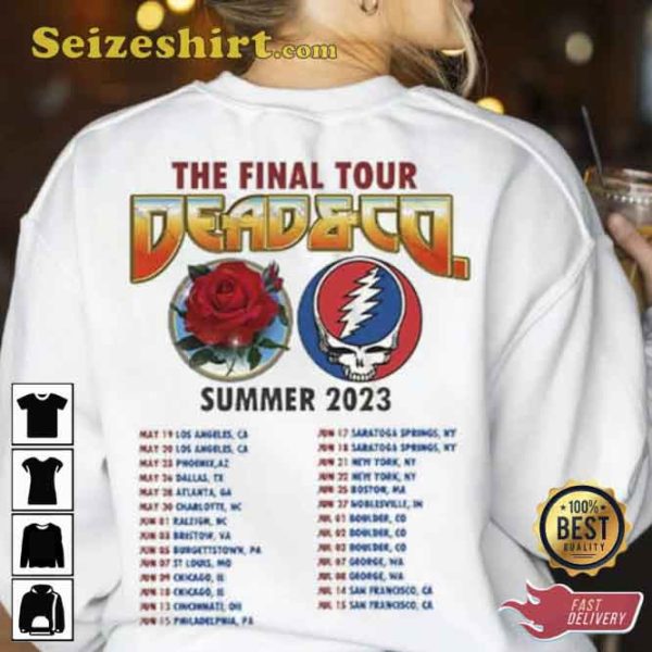 Dead And Company Summer Tour 2023 Shirt