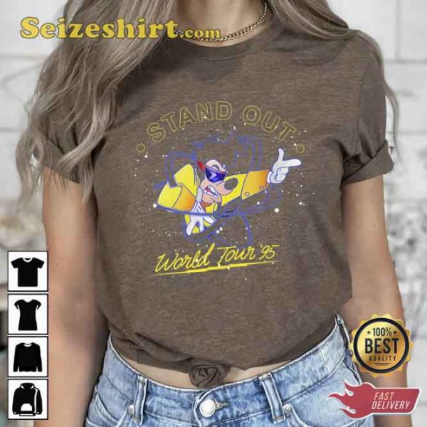 Disney A Goofy Movie Goofy Stand Out World Tour s95 Vintage Shirt