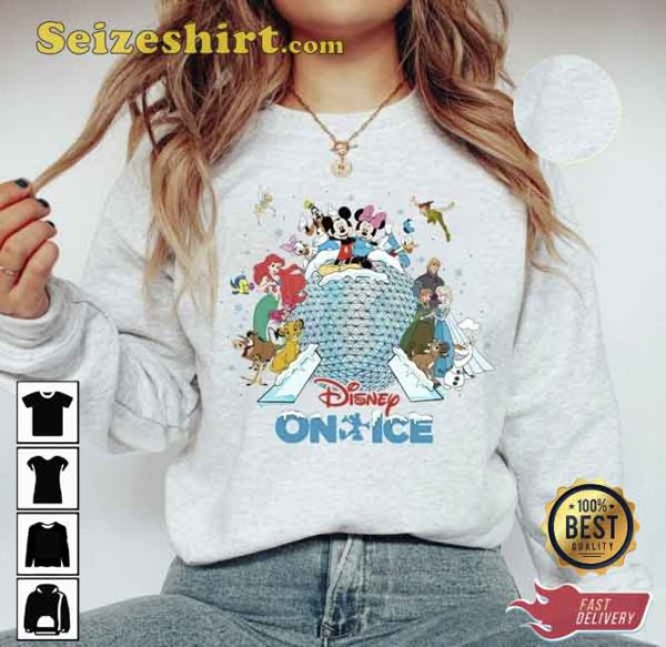 Disney On Ice 2023 Disney Epcot Tee Shirt