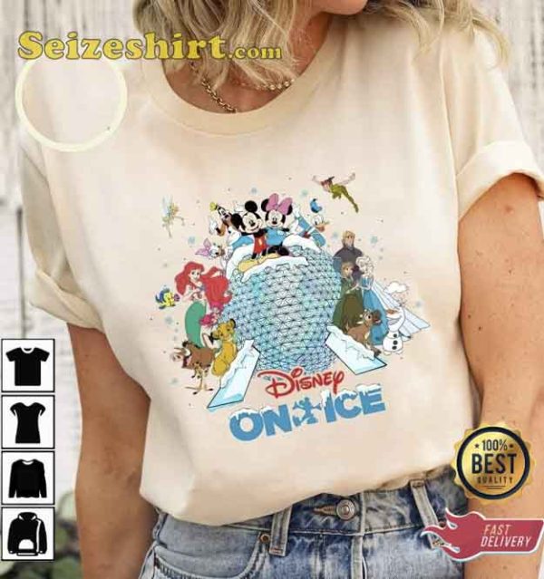 Disney On Ice 2023 Disney Epcot Tee Shirt