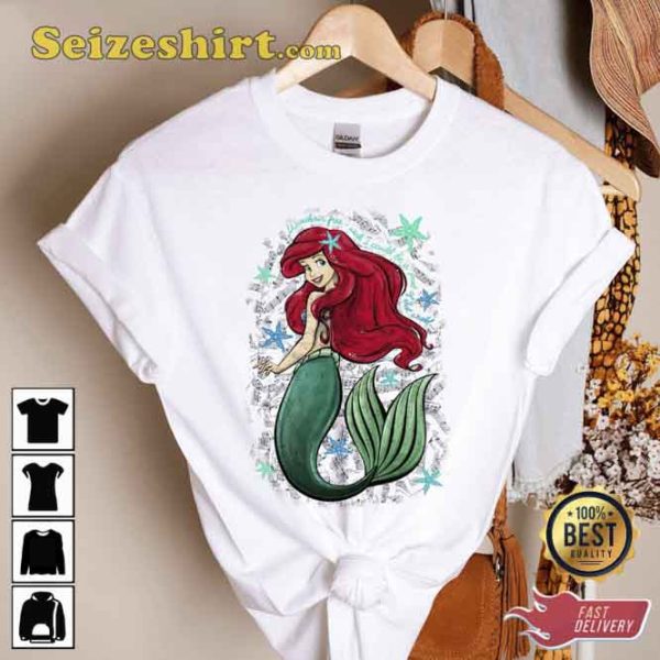 Disney The Little Mermaid Ariel Princess Sing Sweatshirt