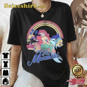 Disney The Little Mermaid Pastel Rainbow T-Shirt