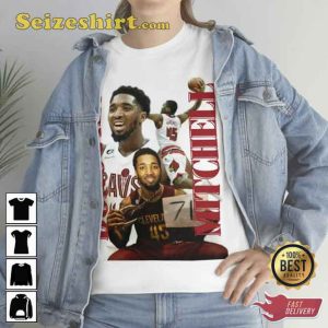 Donovan Mitchell Cleveland Cavaliers Retro Style Shirt