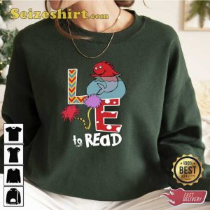 Dr Seuss Love To Read Sweatshirt