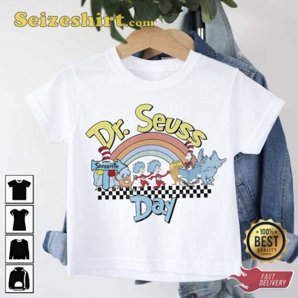 Dr Suess Day Sublimation Print T-shirt