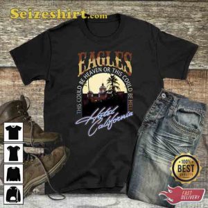 Eagles Hotel California 2023 Tour Rock Band Shirt