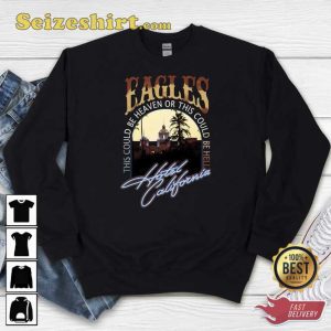 Eagles Hotel California 2023 Tour Rock Band Shirt